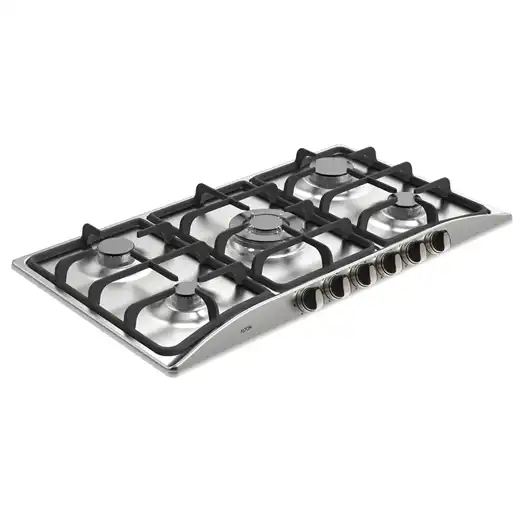 اجاق گاز صفحه ای پنج شعله استیل آلتون S501T