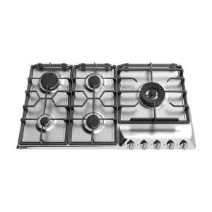 اجاق گاز صفحه ای استیل پنج شعله آلتون S516N