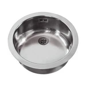 سینک توکار اخوان جنس استیل 1 لگنه کد 21 با عمق لگن 18 سانتیمتر