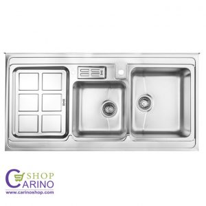 سینک ظرفشویی akhavan sink روکار کد 362 کارینو شاپ کارینوشاپ