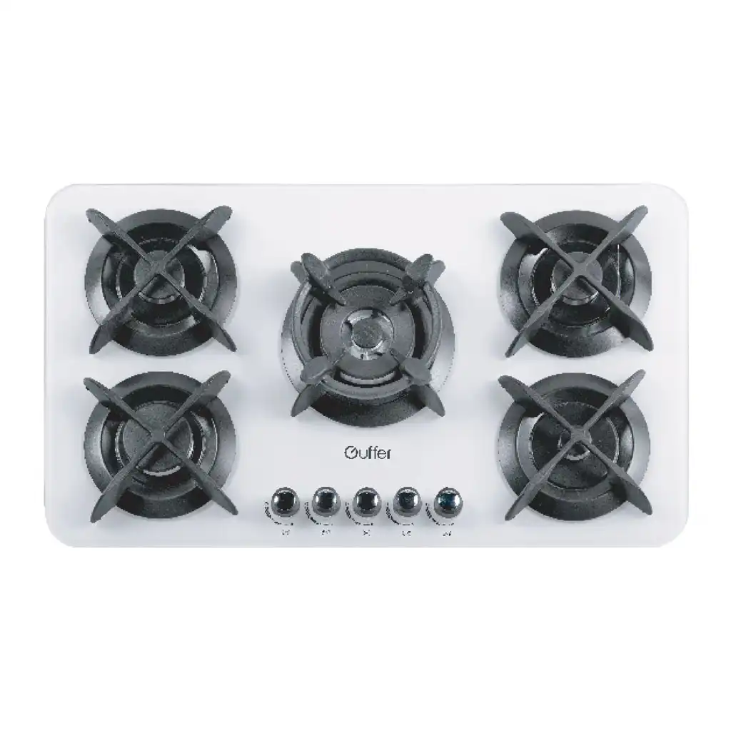 Gopher Parna white plate gas stove 2 اجاق گاز صفحه ای گوفر پارنا سفید