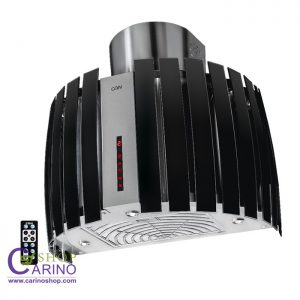 هود شومینه ای کن can مدل پرستیژ مشکی prestige عرض 75 سانتی متر فروشگاه کارینوشاپ carinoshop