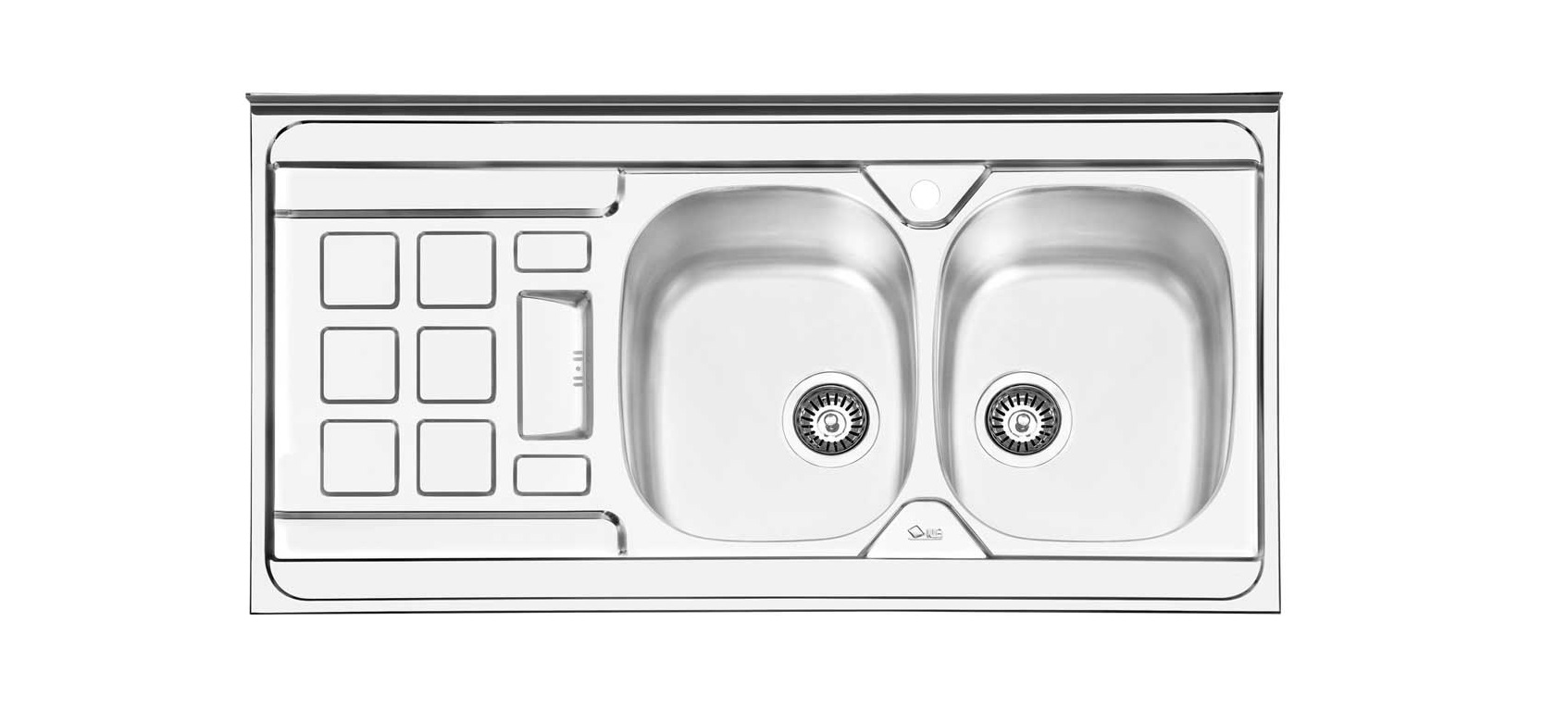 1021 iliasteel سینک ظرفشویی روکار فانتزی ایلیا استیل ilia steel مدل 1021 ایلیااستیل iliasteel