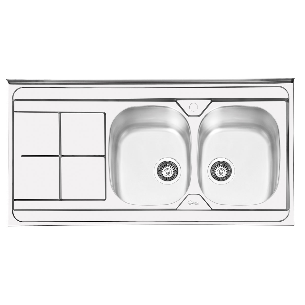 1041 سینک ظرفشویی روکار فانتزی ایلیا استیل ilia steel مدل 1041 ایلیااستیل iliasteel