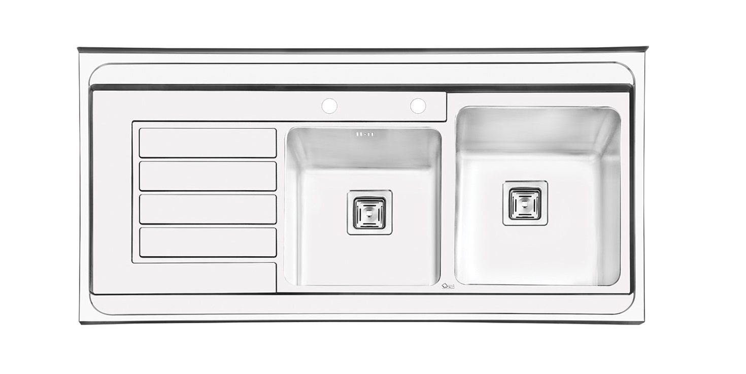 1063 iliasteel سینک ظرفشویی روکار فانتزی ایلیا استیل ilia steel مدل 1063 ایلیااستیل iliasteel