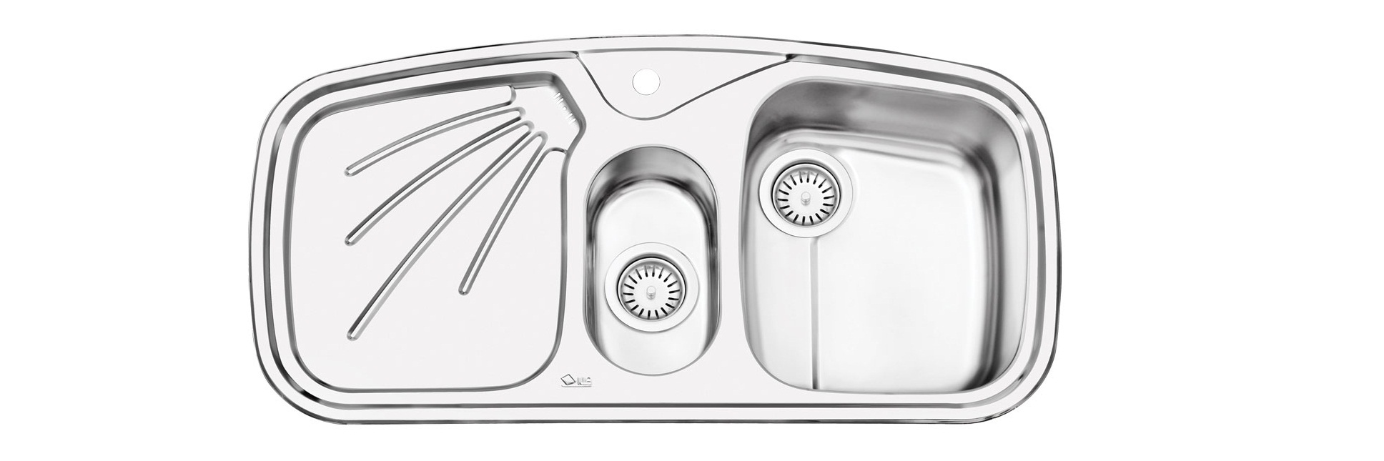 سینک ظرفشویی توکار فانتزی ایلیا استیل ilia steel مدل 2012 ایلیااستیل iliasteel