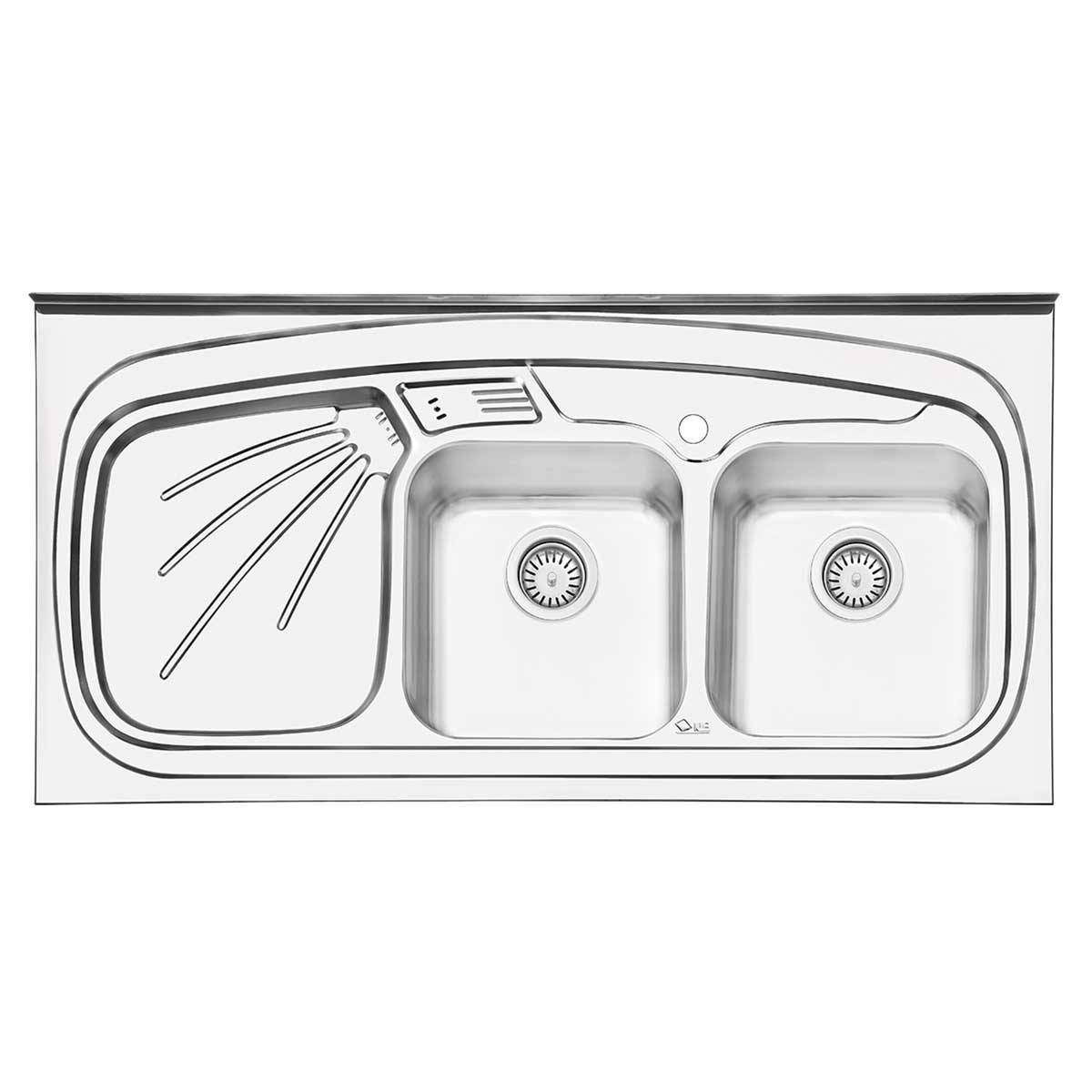 3013 سینک ظرفشویی روکار نمیه فانتزی ایلیا استیل ilia steel مدل 3013 ایلیااستیل iliasteel