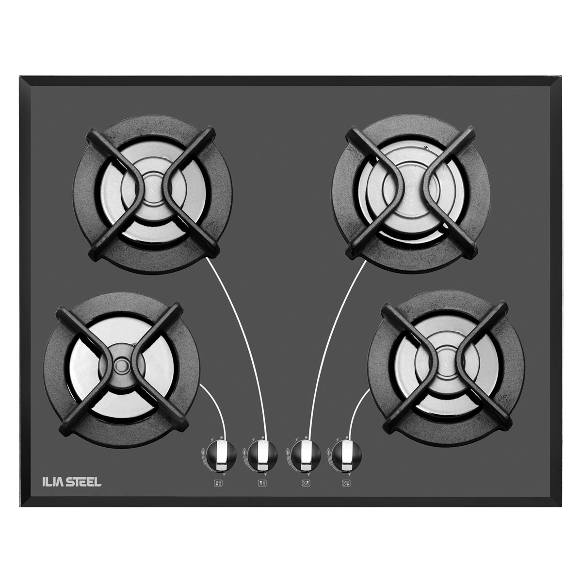 G-402 اجاق گاز صفحه ای رومیزی ایلیا استیل G402 ایلیااستیل ilia steel iliasteel
