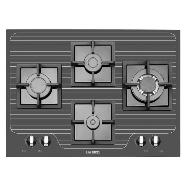 اجاق گاز صفحه ای رومیزی ایلیا استیل G415 ایلیااستیل ilia steel iliasteel