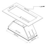 هود مخفی بیمکث Bimax مدل B2068U سفید