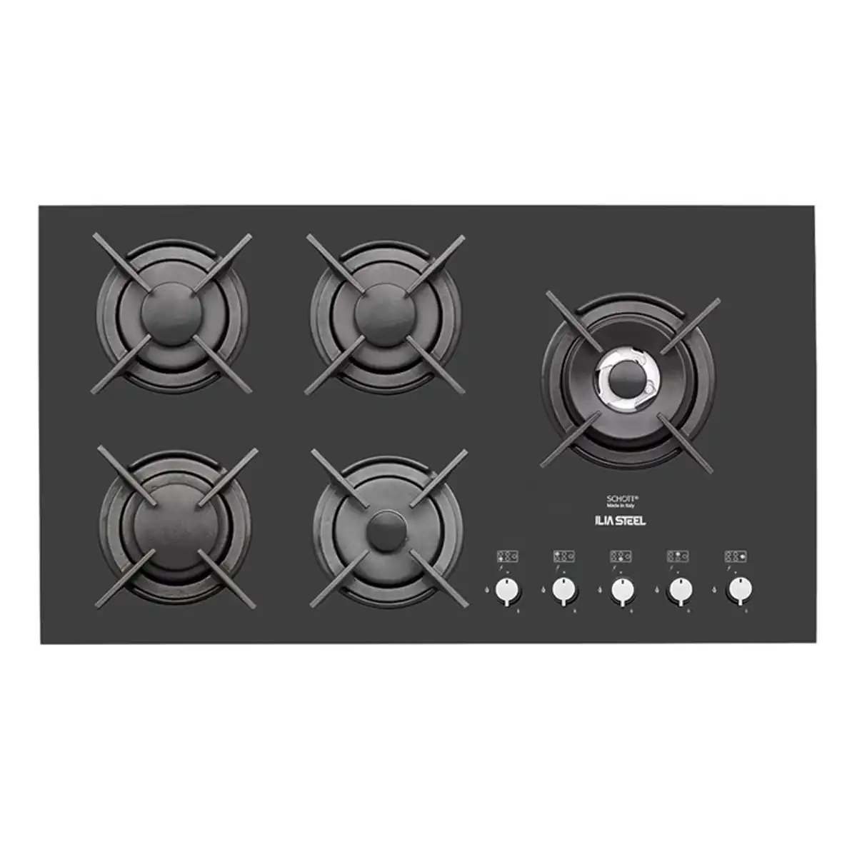 Ilia Steel (Italian) IG5911 Gas Stove خرید اجاق گاز صفحه ای ایلیا استیل (ایتالیایی) IG5911 از کارینوشاپ
