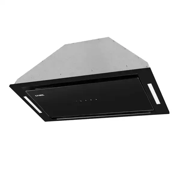 Iliya Steel Hidden Hood, Diba Model, Black, 75cm هود مخفی ایلیا استیل مدل دیبا مشکی 75cm