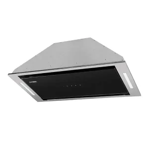 هود مخفی ایلیا استیل مدل هلما مشکی استیل 70cm