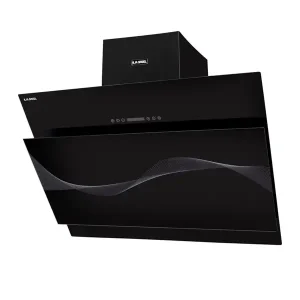 هود مورب ایلیا استیل مدل پارمیس مشکی 90cm