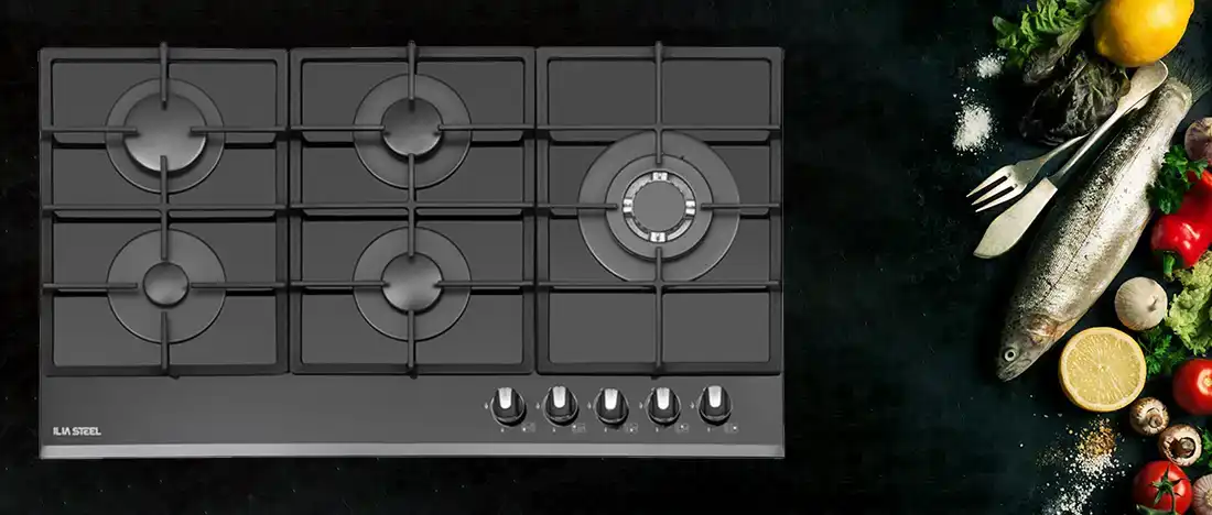 خرید اجاق گاز صفحه ای ایلیا استیل G528 از کارینوشاپ