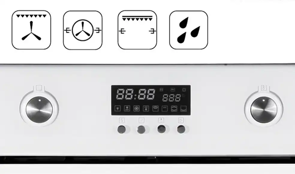 تنظیمات فر توکار برقی ایلیا استیل IO101W