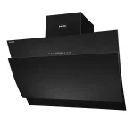 هود مورب ایلیا استیل مدل سارینا خم مشکی 90cm