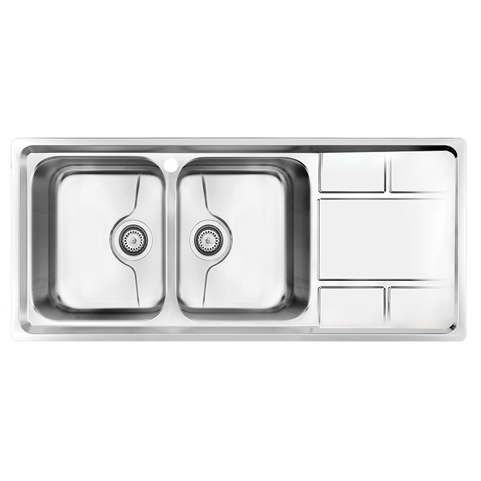 سینک-کن-مدل-8052-توکار سینک 2 لگنه توکار کن CAN مدل 2052