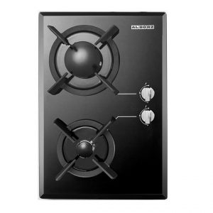 اجاق گاز شیشه ای 2 شعله استیل البرز STEEL ALBORZ مدل g 2302