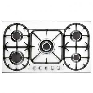 اجاق گاز صفحه ای رومیزی استیل 5 شعله steel alborz استیل البرز مدل s 5905