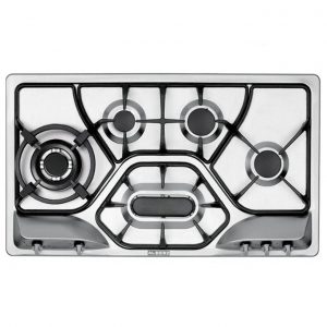 اجاق گاز صفحه ای رومیزی استیل 5 شعله steel alborz استیل البرز مدل s 5908