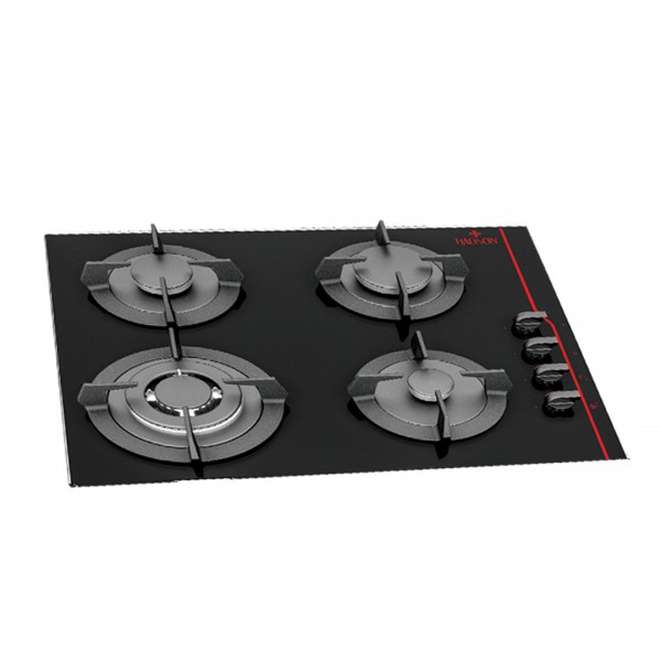 اجاق-گاز-رومیزی-هادسون-g440 گاز صفحه ای رومیزی هادسون 4 شعله سرشعله ایرانی دارای پلوپز مدل G440