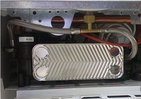 مبدل حرارتی پکیج شوفاژ دیواری بوتان مدل پارما Parma22RSi