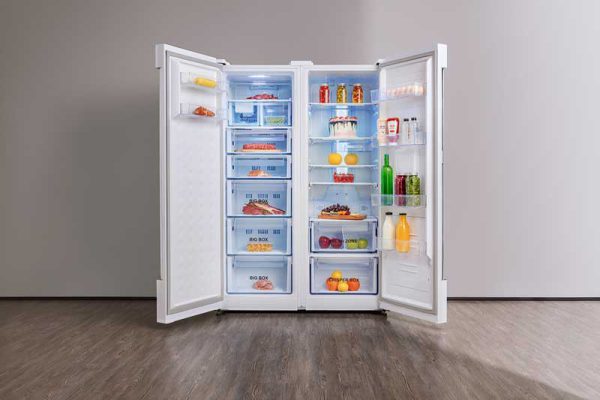 طراحی داخلی یخچال و فریزر دوقلو دیپوینت مکس depoint max