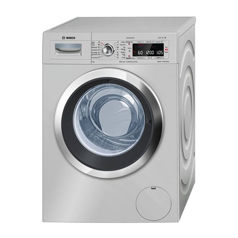 WAW3256XGC silver ماشین لباسشویی بوش bosch رنگ نقره ای سیلور 9 کیلو ای مدل WAW3256XGC