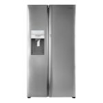 یخچال و فریزر ساید بای ساید اسنوا Snowa رنگ استیل نقره ای مدل SN8-3350SS