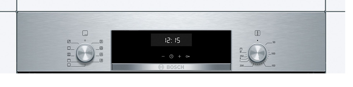 فر برقی توکار بوش سری 4 رنگ مشکی HBJ538es0M مدل 538 استیل