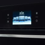 فر توکار برقی رنگ مشکی صفحه نمایش رنگی TFT تی اف تی با 51 برنامه تاچ اسکرین masterplus مدل O304 TFT