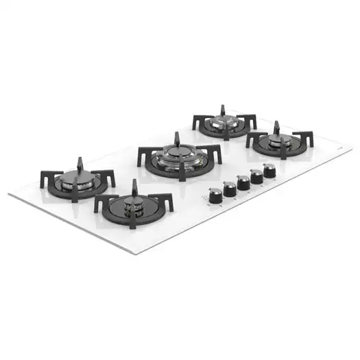 اجاق گاز صفحه ای شیشه ایی پنج شعله آلتون G533WN
