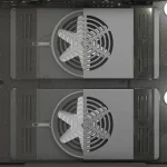 فر توکار بخارپز دو قلو بخارپز آلتون