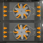 فر توکار بخارپز دو قلو بخارپز آلتون