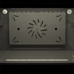 فر توکار بخارپز عرض 90 استیل آلتون