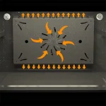 فر توکار بخارپز عرض 90 استیل آلتون