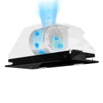 هود مخفی آلتون H700B مشکی 70cm