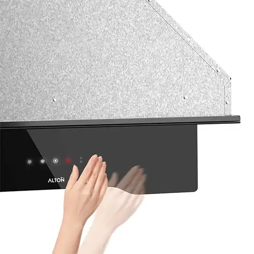 هود مخفی آلتون H801B مشکی 80cm