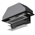 هود مخفی آلتون H801B مشکی 80cm