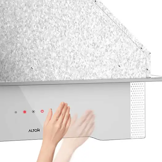 هود مخفی آلتون H900W سفید 90cm