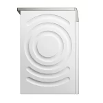 صفحه نمایش و صفحه کلید ماشین لباسشویی 9 کیلویی رنگ سفید بوش WGG244M90 از نمای بغل