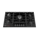 گاز رومیزی و صفحه ای پنج شعله شیشه ایی آلتون G535DB