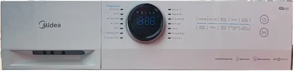 پنل کنترل ماشین لباسشویی مدیا MF200W100WB/W
