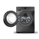 درب باز و نمای داخلی ماشین لباسشویی مدیا MF200W100WB/T
