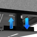 هود مخفی آلتون H850B مشکی 80cm