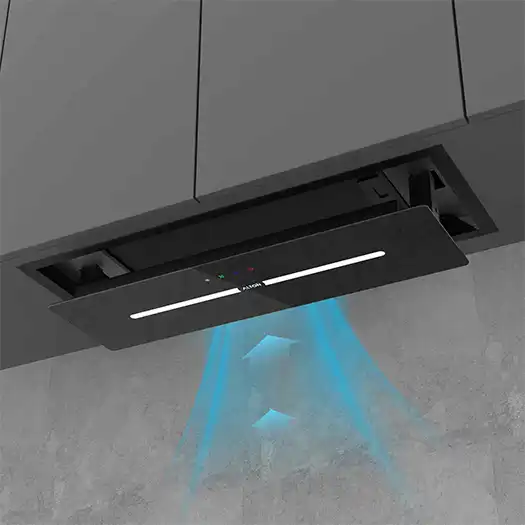 هود مخفی آلتون H850B مشکی 80cm