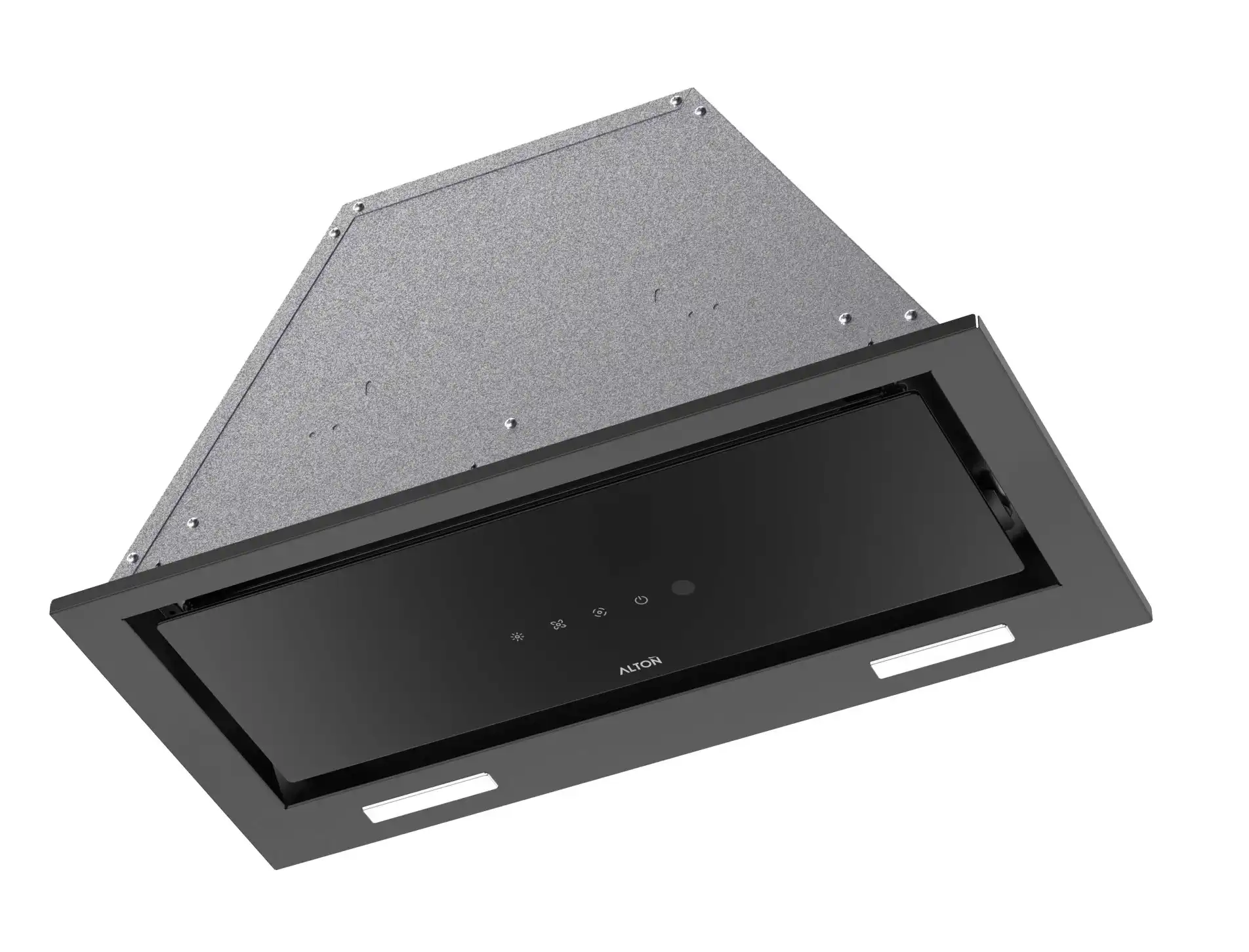 هود مخفی مشکی عرض 60 سانتیمتر آلتون رنگ مشکی مدل h600b
