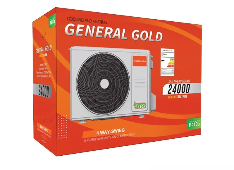 پنل و موتور و کمپرسور کولر گازی جنرال گلد مدل GG-MS24000 سری پلاتینیوم