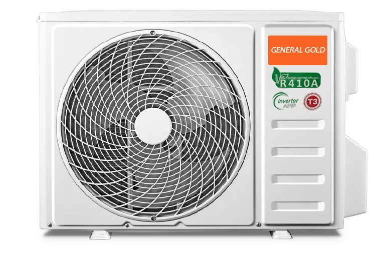 پنل و موتور و کمپرسور کولر گازی جنرال گلد مدل GG-TS24000 سری تیتانیوم